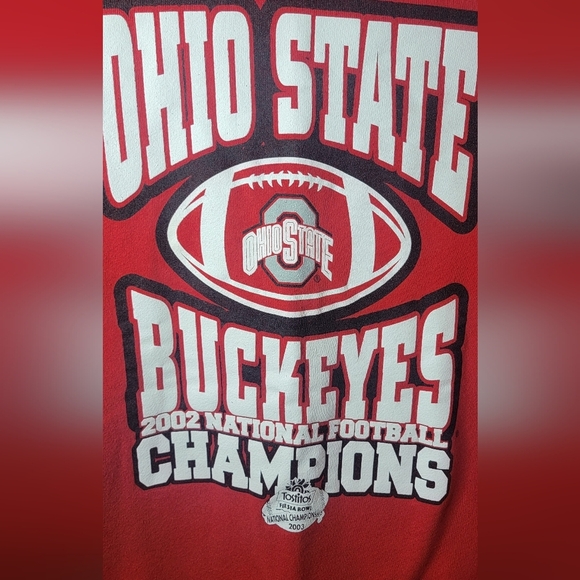 Ohio state buckeyes 2002 champion sweat shirt. Size LG. - Picture 2 of 5